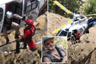 Fallen California hiker spends 2 harrowing days trapped behind 'extreme' waterfall