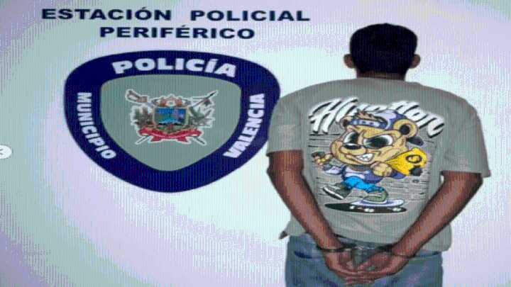 PoliValencia capturó a peligroso azote por robo a mano armada en Cañaveral
