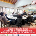 Sigue el debate de los Concejales Independientes de El Santuario con propuestas de la Alcaldía