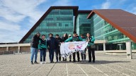 Integrantes del centro de día ‘Brillito de Luz’ de Naschel conocieron Casa de Gobierno