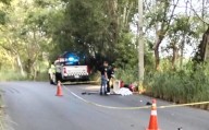 Muere motociclista en accidente sobre la vía federal Álamo