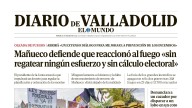 Portada de Diario de Valladolid del 30 de agosto de 2025