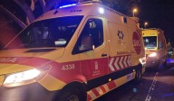 Un hombre herido tras volcar su coche en la TF-2 y quedar atrapado en el interior