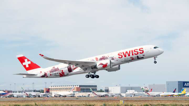 SWISS' First Airbus A350-900 Completes Maiden Test Flight