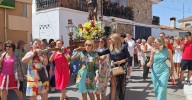 Valdelosa celebra una misa y una procesión en honor a San Roque en sus fiestas patronales
