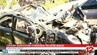 Crash Survivor Chooses to Give Back