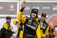 Ryan Blaney captures Coke Zero Sugar 400 by a car length