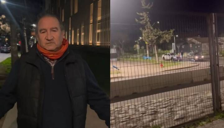 VIDEO | Así fue el violento robo con armas de fuego al locutor de fútbol Ernesto Díaz en San Bernardo