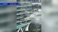 Balcony fire extinguished in Miami; no injuries reported