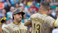 Padres igualan la serie con Grand Slam de Laureano