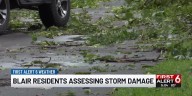 Blair residents assess damage, clean up debris
