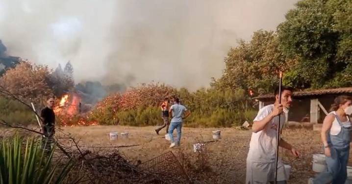Galería | Las imágenes del incendio de Rante, en Ourense