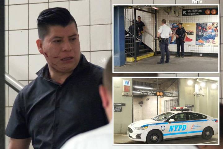 Knife-wielding thief on the loose after slashing straphanger on Bronx subway: cops