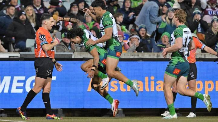 Raiders partying like it's 1990 after downing Manly