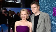 TMZ Claims Liam Neeson & Pamela Anderson Were Never Dating, But Insider Denies There Was a PR Stunt 