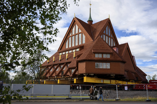 How do you move a beloved Swedish church down the road? With prayer, engineering and some Eurovision