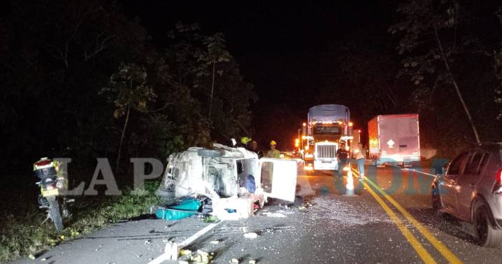 Muere una persona en colisión de tres vehículos en la vía Manizales