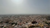 El humo de los incendios mantiene la mala calidad del aire en zonas de la Región de Murcia