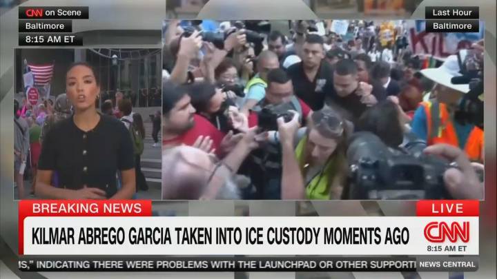 JUST IN: Kilmar Abrego Garcia Taken Into Custody by ICE