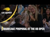SHE SAID YES 💍 Marriage proposal takes place during Sabalenka vs. Fernandez
