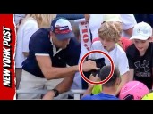Grown Man Shamelessly Snatches Kamil Majchrzak's Hat From Kid at US Open