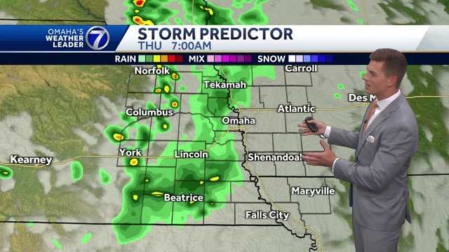 Some light showers possible early Thursday, hotter later this week