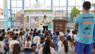Más de 400 niños y niñas aprenden el uso del contenedor marrón previamente a su implantación