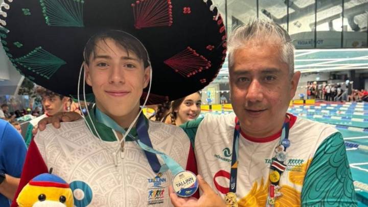 Acuática NelsonVargas gana presea de plata en los International Children´s Games