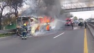 Chofer mata a motociclista en la México