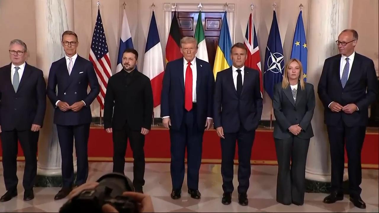 European leaders join Trump and Zelensky for critical talks on ending Russia's war in Ukraine
