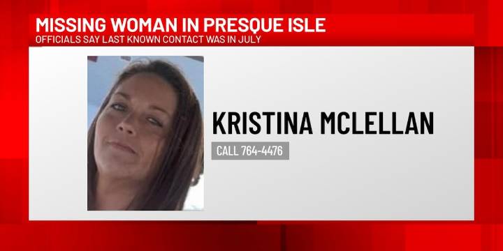Presque Isle Police searching for woman missing since July