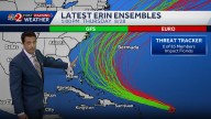 Tracking Tropical Storm Erin: Maps, spaghetti models