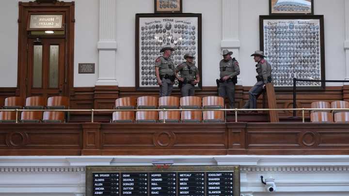 Texas Democrat spends night in Legislature protesting police shadowing in redistricting battle