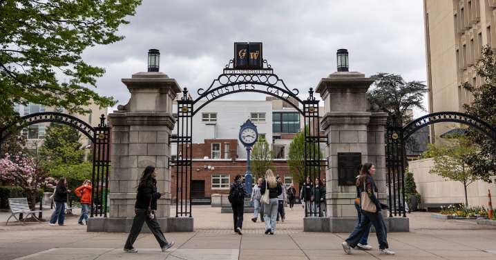 DOJ accuses George Washington University of 'acting deliberately indifferent' to antisemitism