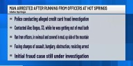 Man arrested near Colorado hot springs after running from officers in swimsuit, covered in mud