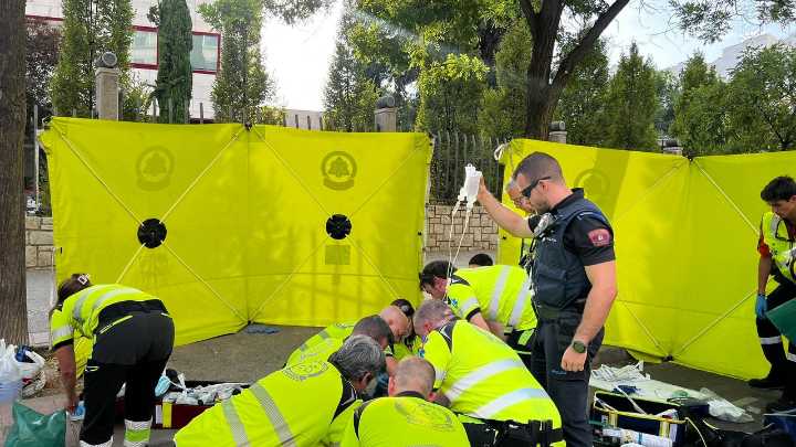 Herido grave un ciclista de 60 años en Chamberí