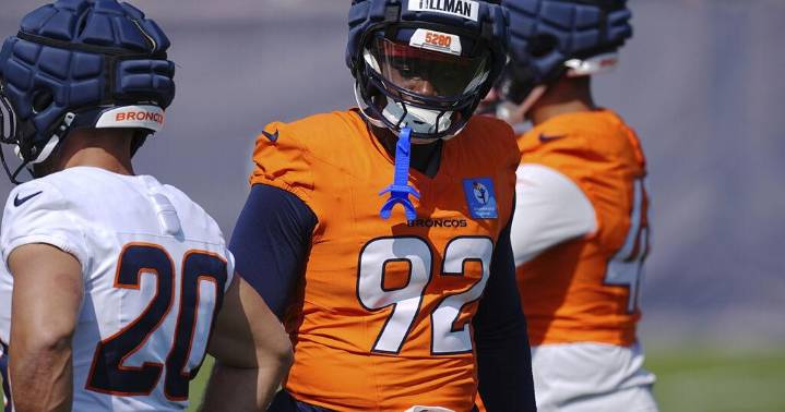 Broncos' Dondrea Tillman once had to  pay to play football