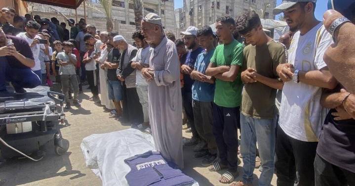 AP freelancer among 5 journalists killed in Israeli strikes on Gaza hospital, health officials say