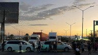 Bloquean salida de Mexicali por falta de luz