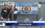 Se inauguró la obra “Patria” de Carlos Pallarols en Casa de Gobierno