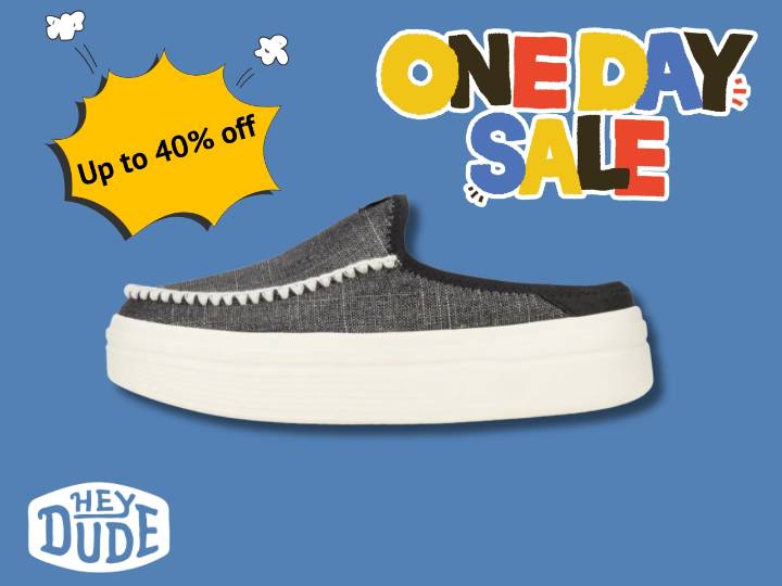 Hey Dude’s secret sale is offering up to 40% off with this coupon code today only