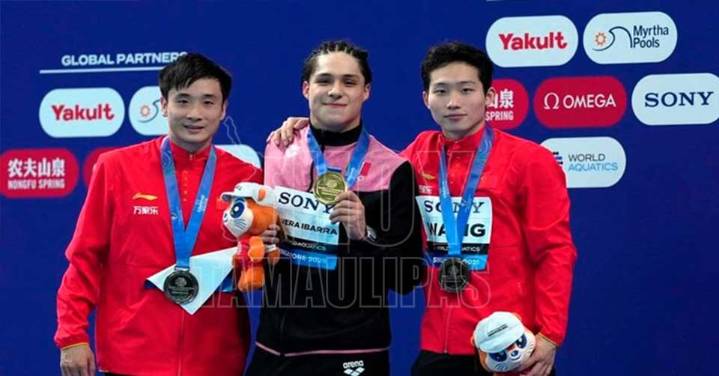 Clavadista Osmar Olvera logra oro histórico en Mundial de Deportes Acuáticos Singapur 2025