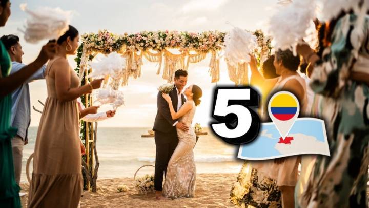Estas son las 5 mejores ciudades de Colombia para contraer matrimonio, según la Inteligencia Artificial