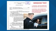 Tinted window inspections end Dec. 1, 2025 as new law unfolds