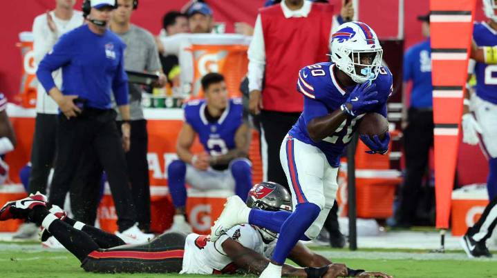 Bills RB Frank Gore Jr.’s TD vs. Buccaneers will give fans all the feels