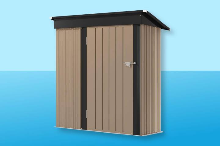 This Weather-Proof Outdoor Storage Shed Is $110 at Amazon