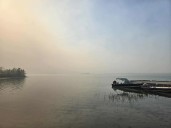 Officials hope natural barriers hold back wildfire near Whatı̀, N.W.T.