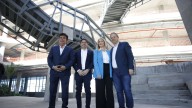 Espinoza, Kicillof y Magario en el primer Polo Científico Tecnológico de América Latina