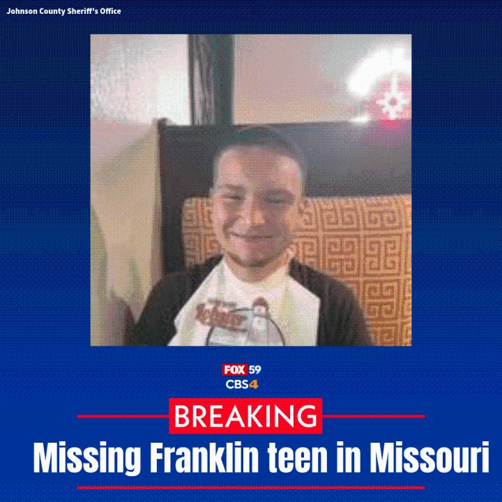 Johnson County teen missing in Missouri