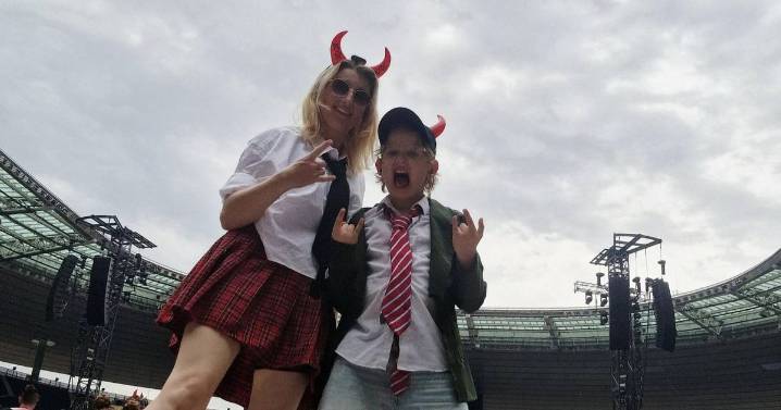 Boy, 10, thrilled by surprise AC/DC tickets but concertgoers spoil special night